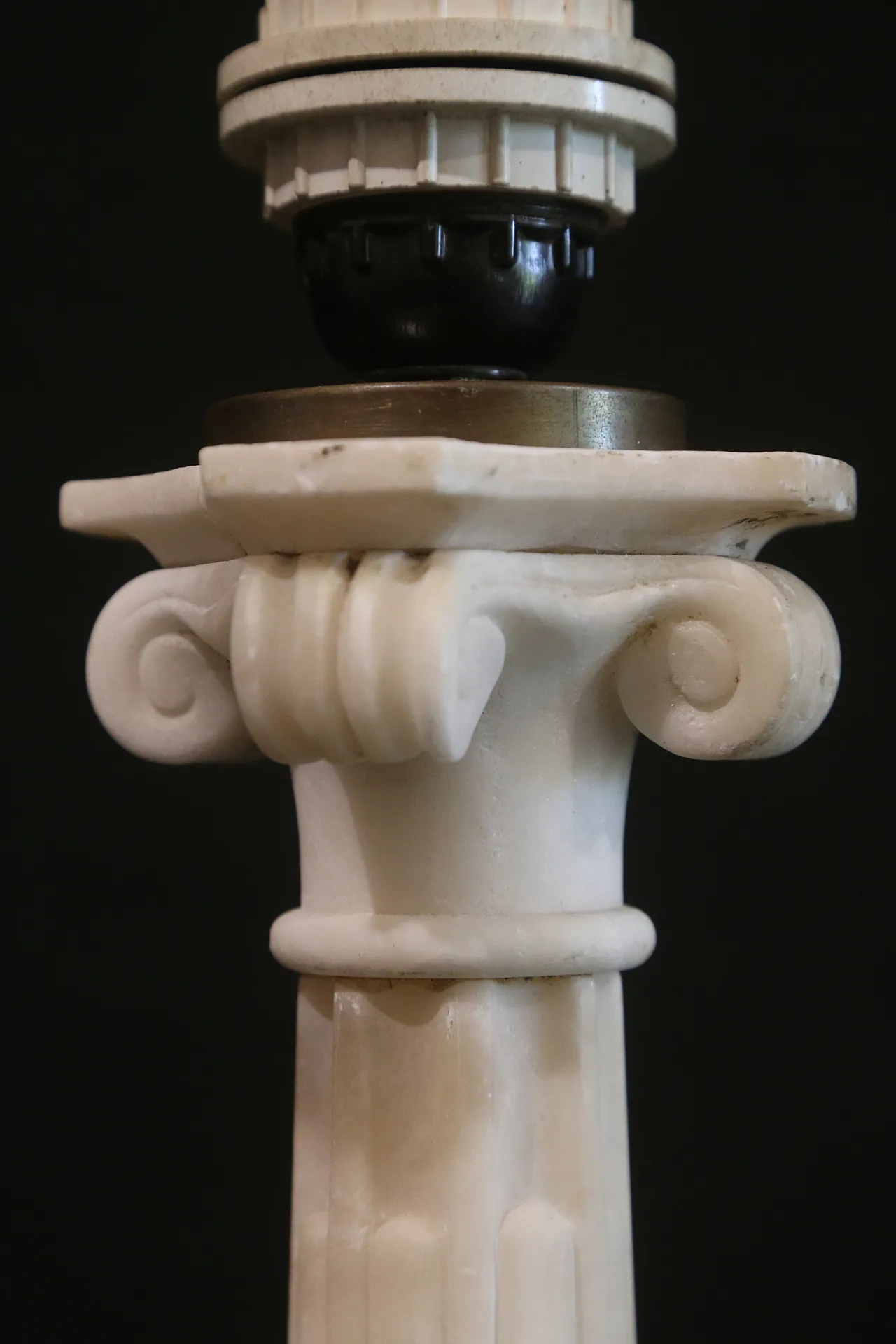 Colonna alabastro marmo grand tour elettrificata, '700 13