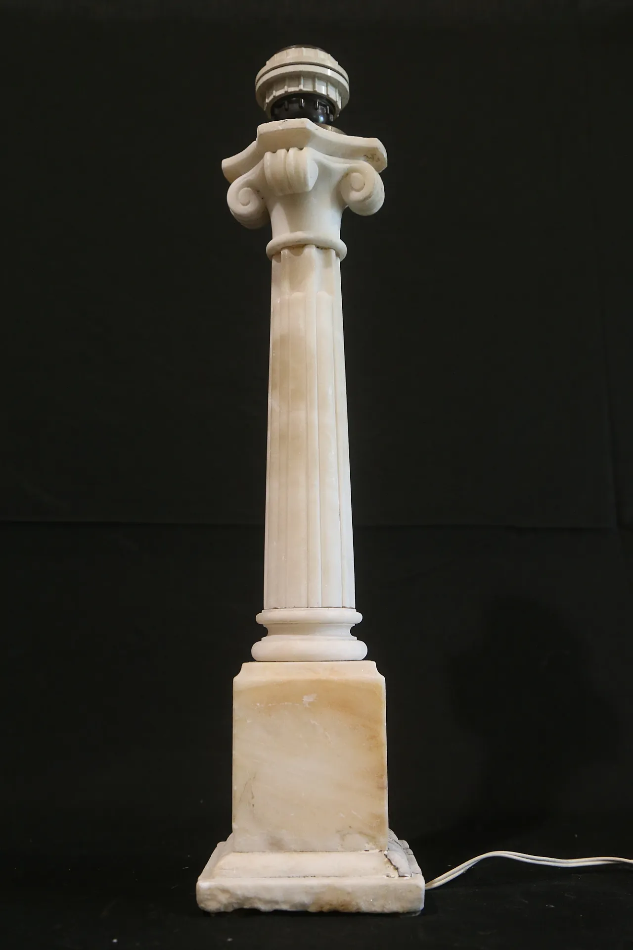 Colonna alabastro marmo grand tour elettrificata, '700 14