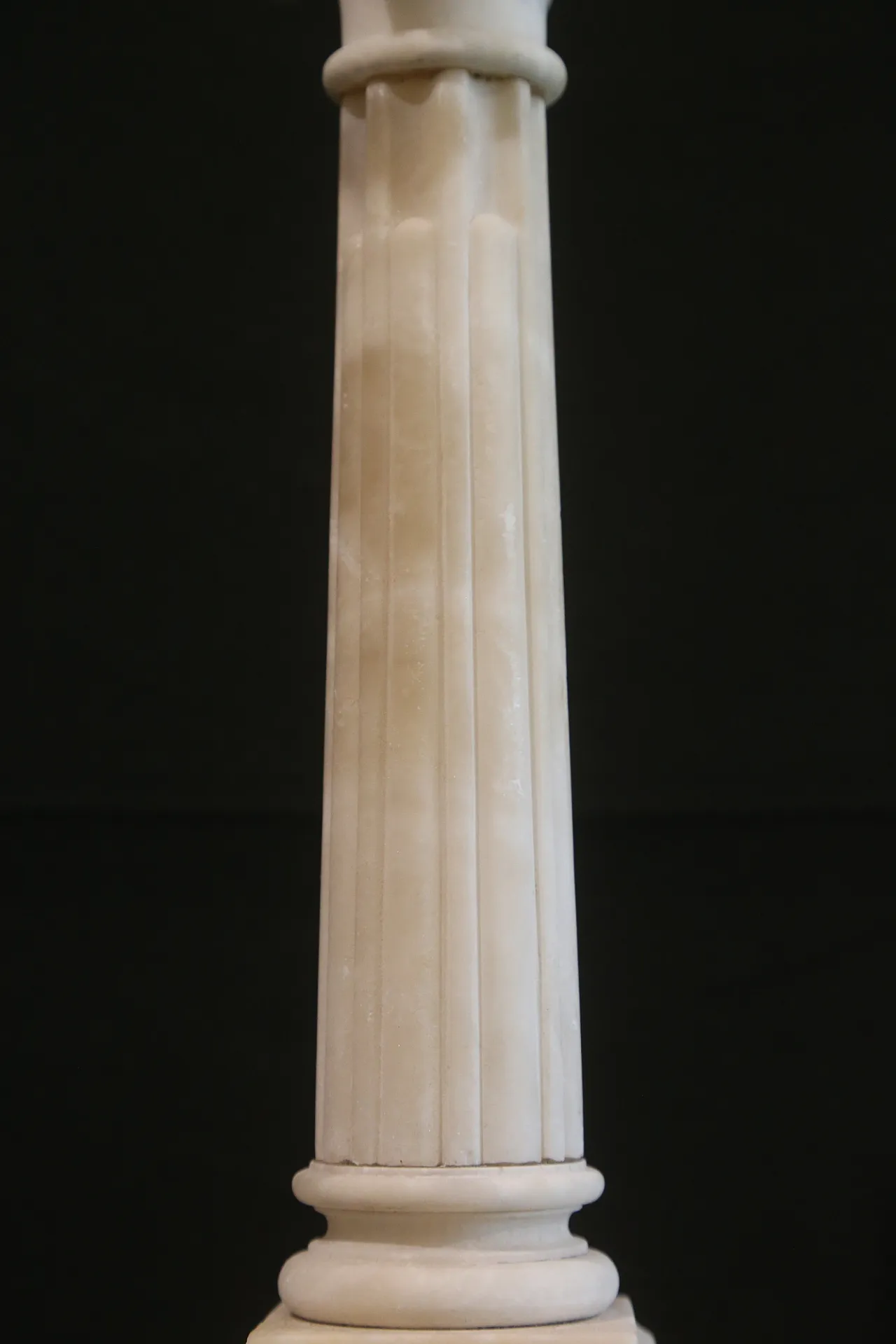 Colonna alabastro marmo grand tour elettrificata, '700 16