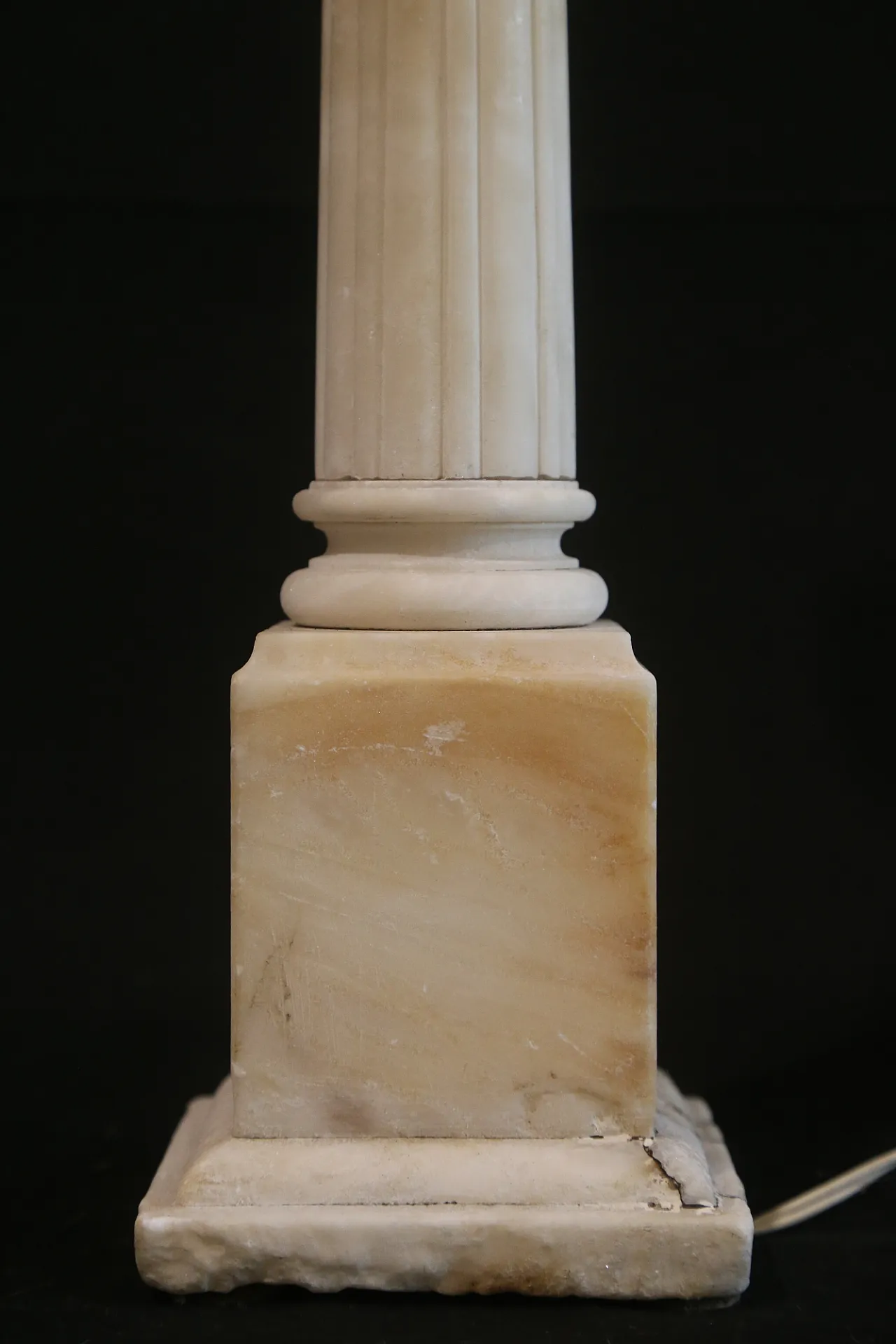 Colonna alabastro marmo grand tour elettrificata, '700 17