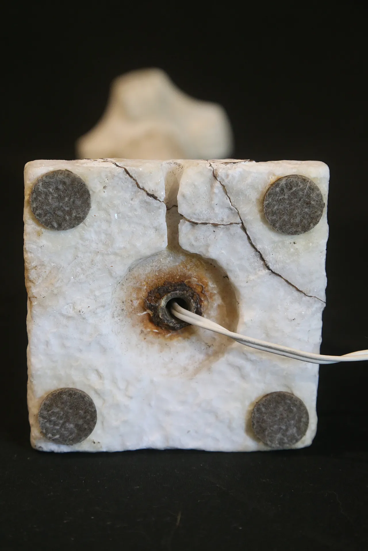 Colonna alabastro marmo grand tour elettrificata, '700 20