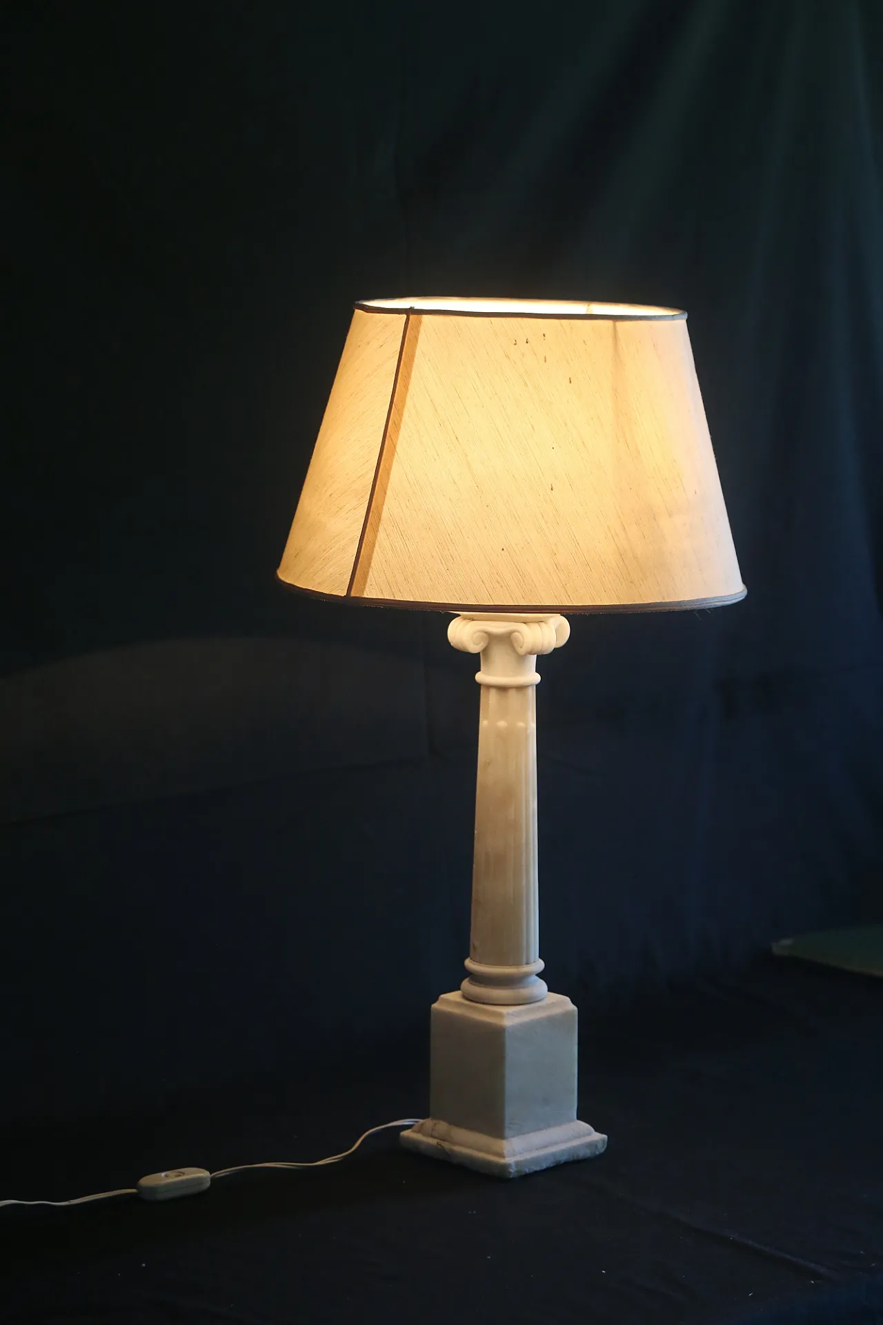 Colonna alabastro marmo grand tour elettrificata, '700 22