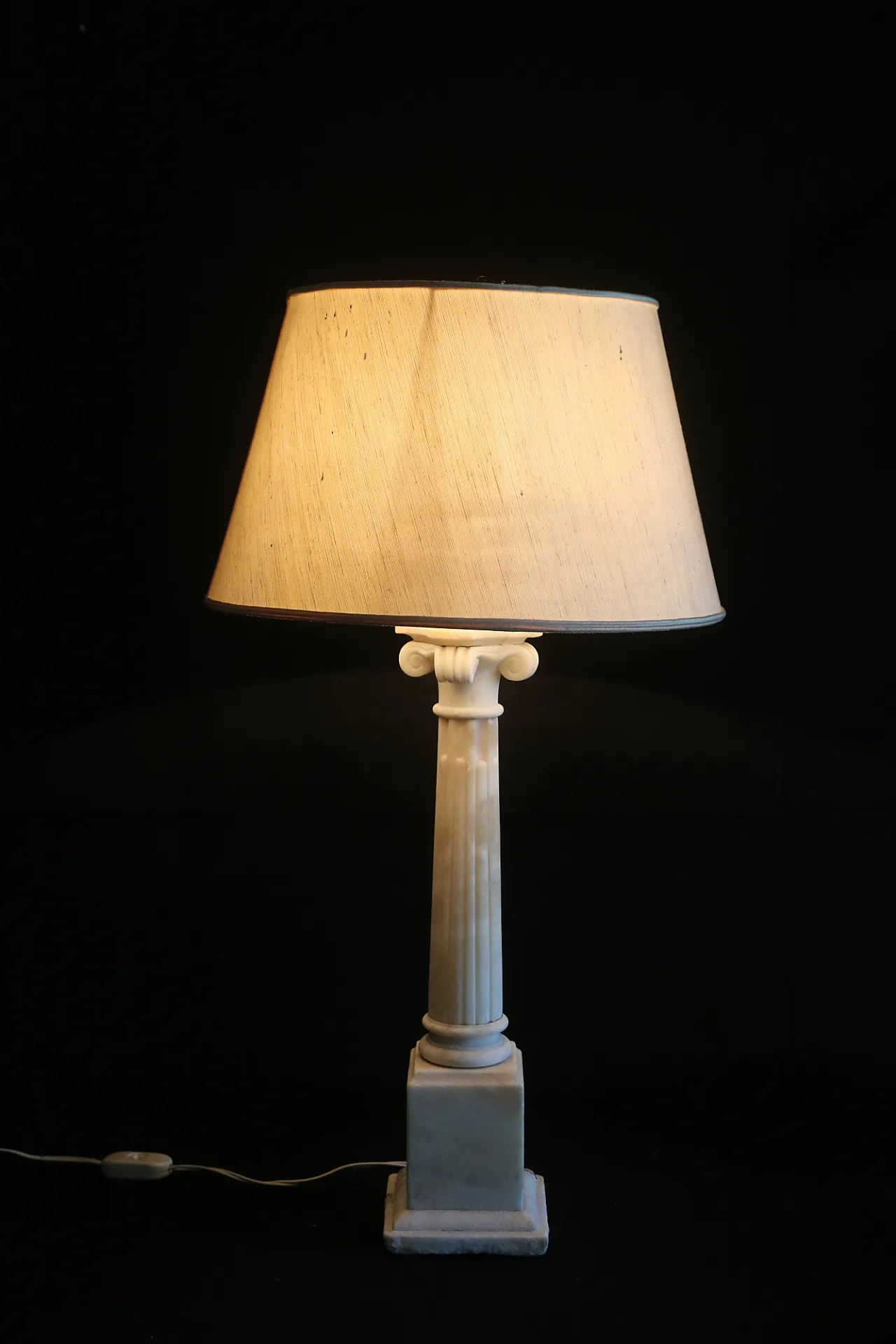 Colonna alabastro marmo grand tour elettrificata, '700 23