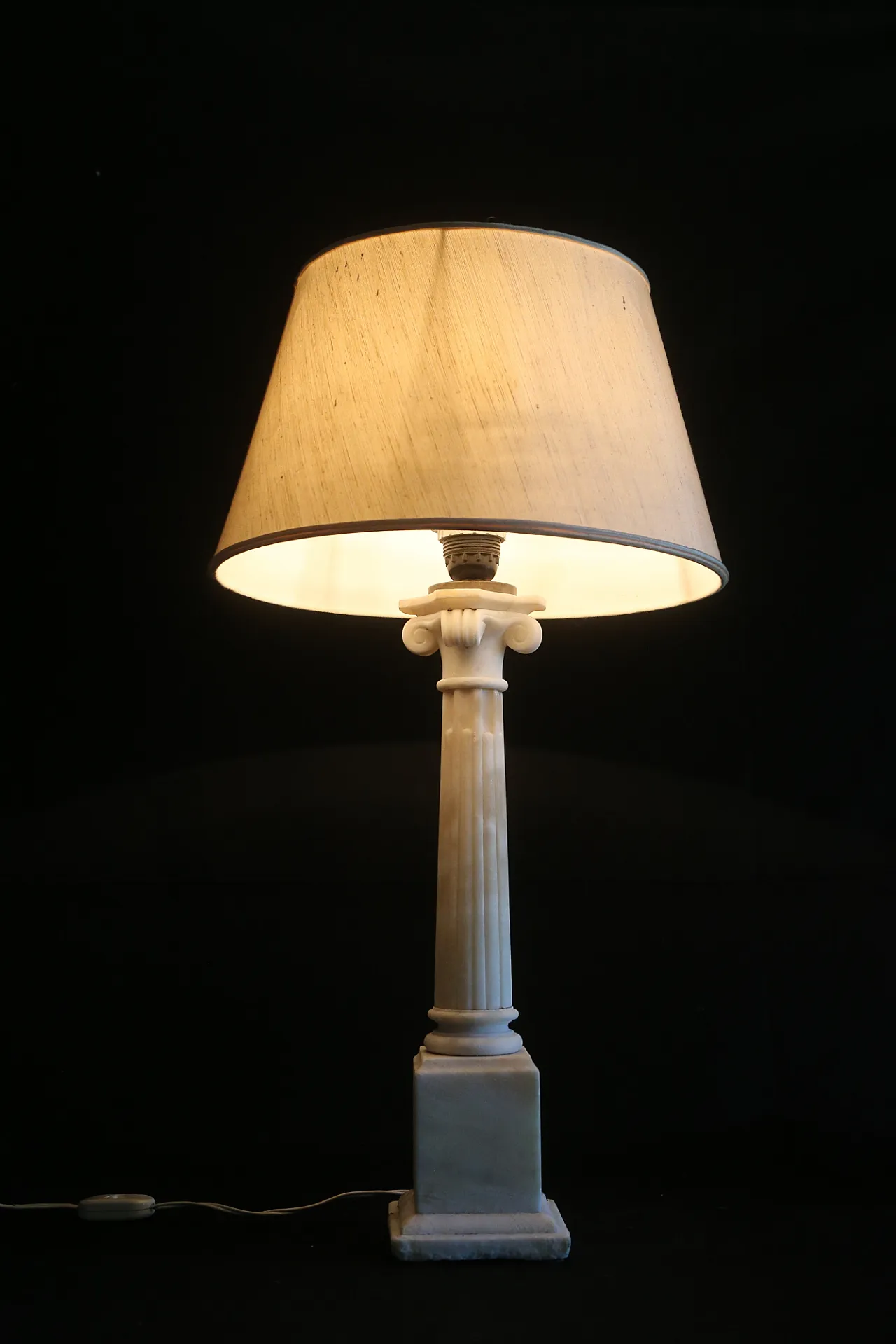 Colonna alabastro marmo grand tour elettrificata, '700 24