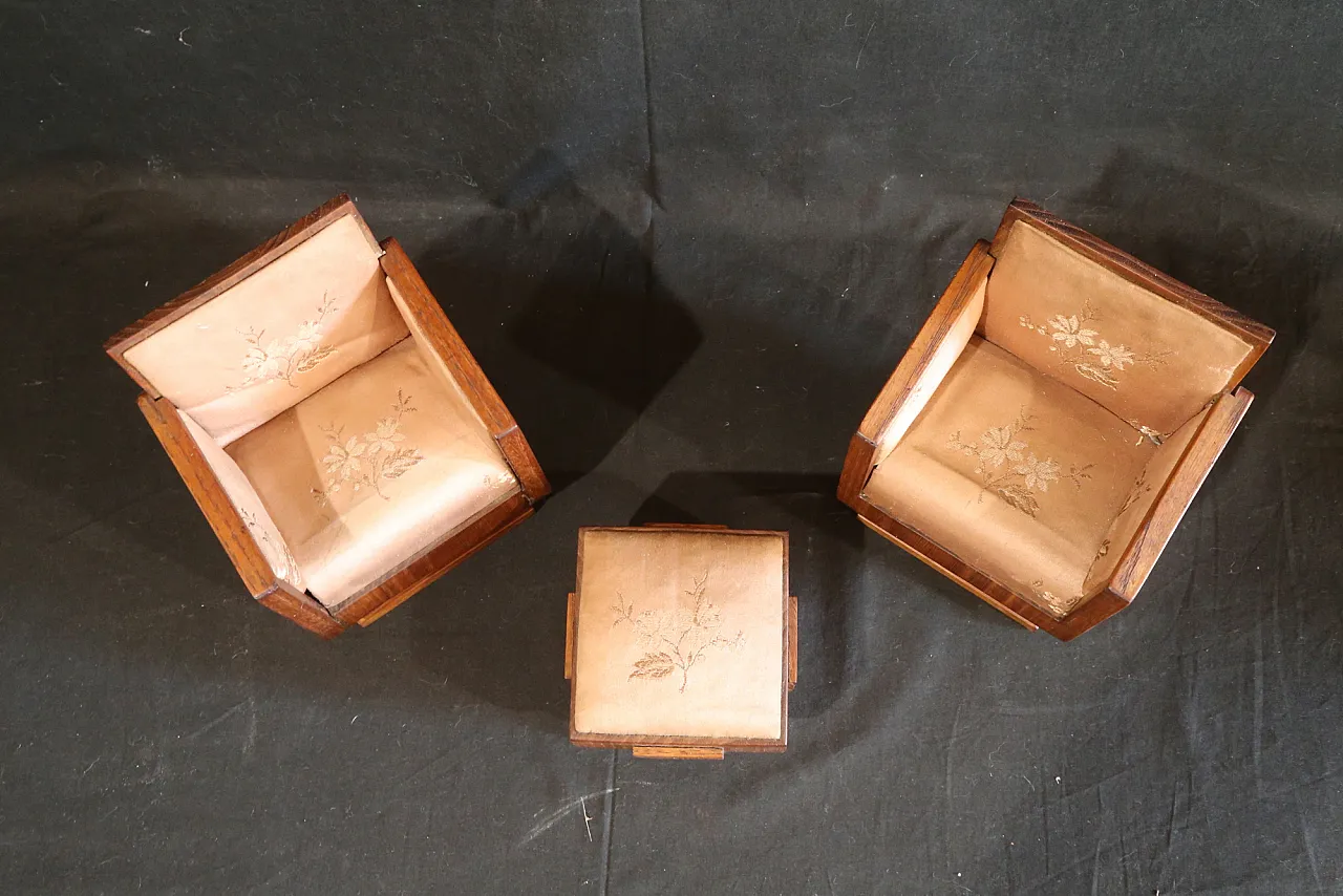 Modello miniatura camera da letto Decò campionatura per mobilieri 15