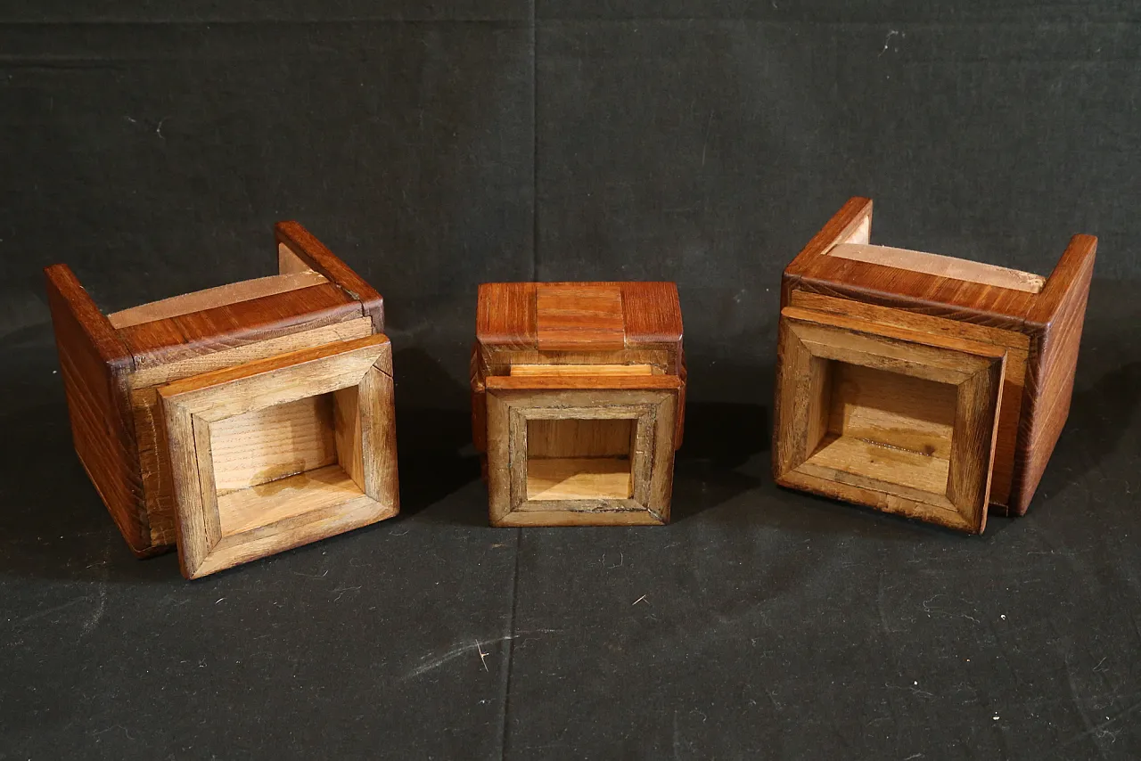 Modello miniatura camera da letto Decò campionatura per mobilieri 16