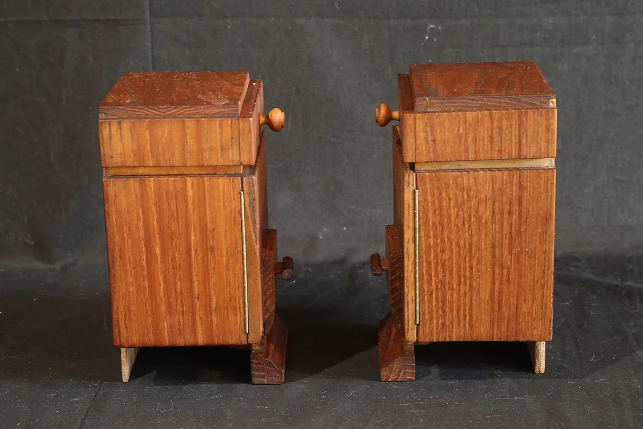 Modello miniatura camera da letto Decò campionatura per mobilieri 19