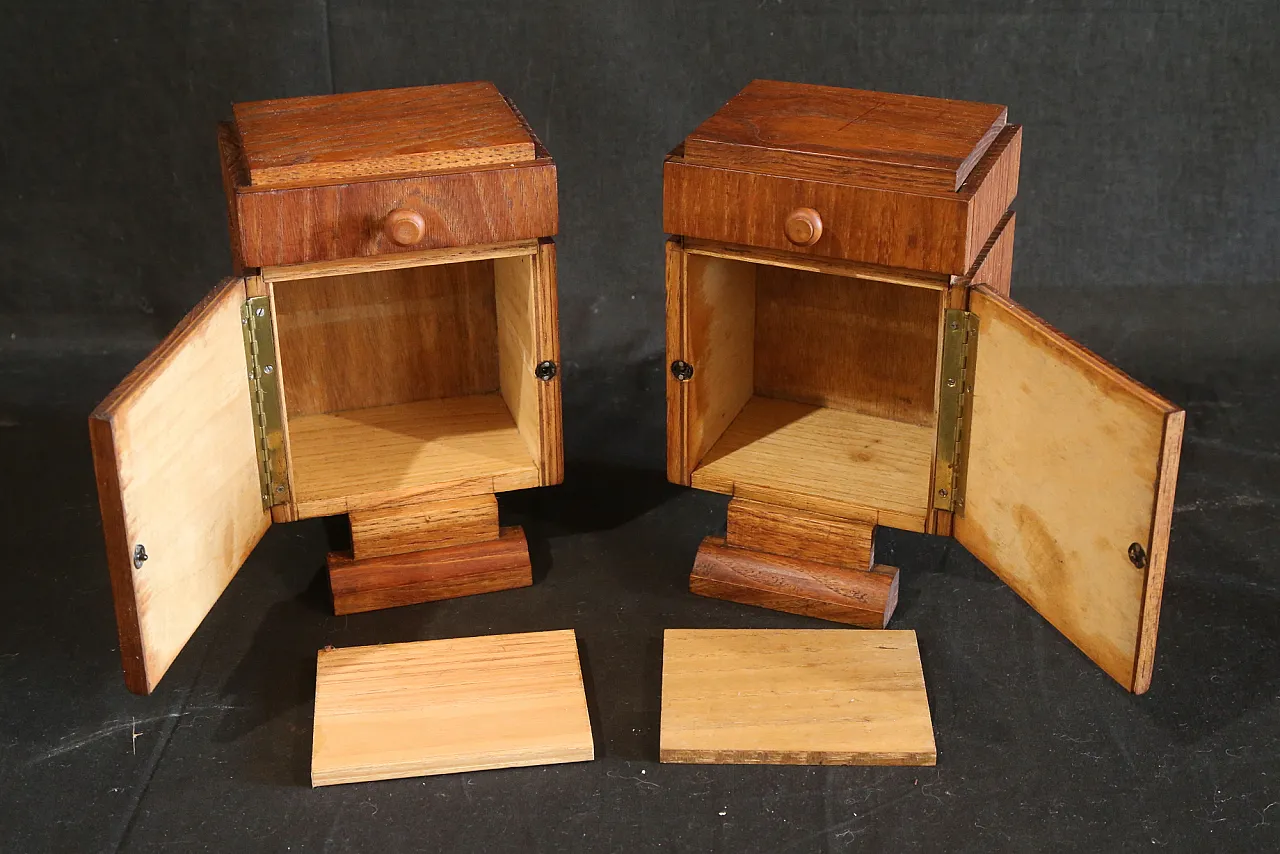 Modello miniatura camera da letto Decò campionatura per mobilieri 20