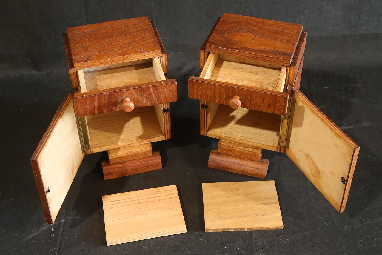 Modello miniatura camera da letto Decò campionatura per mobilieri 21