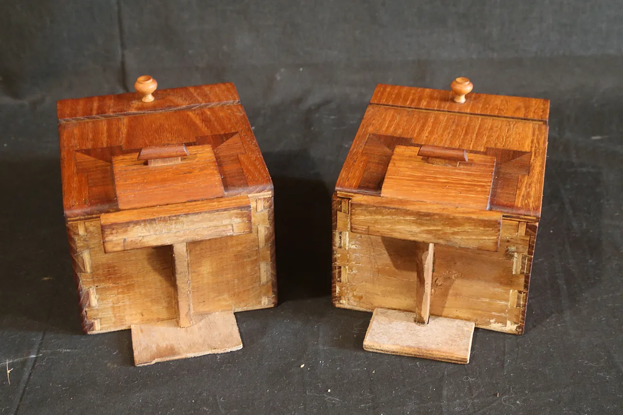 Modello miniatura camera da letto Decò campionatura per mobilieri 22