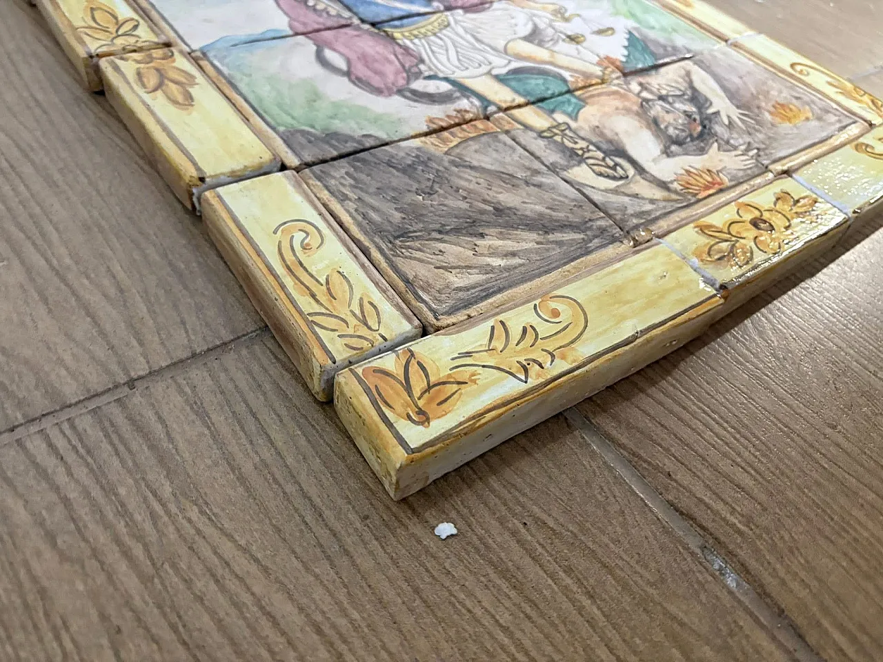 Tile painting of Saint Michael the Archangel, 50s 8
