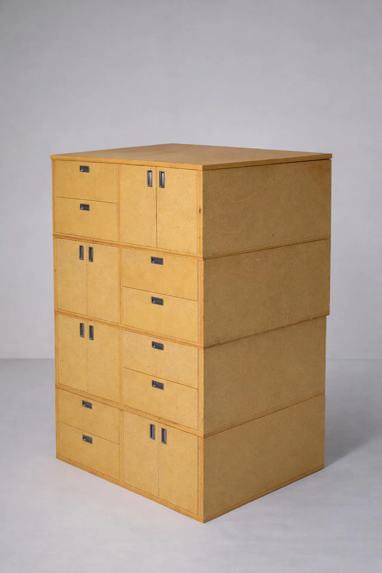 Modular bookshelf,by G. Malacrida and P. Resmini, 1970s 3