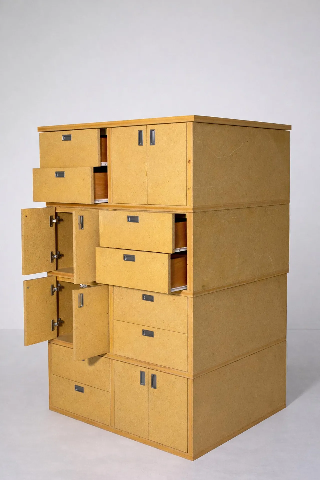 Modular bookshelf,by G. Malacrida and P. Resmini, 1970s 6