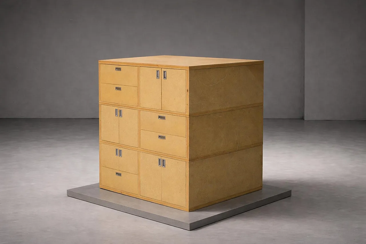 Modular bookshelf,by G. Malacrida and P. Resmini, 1970s 7