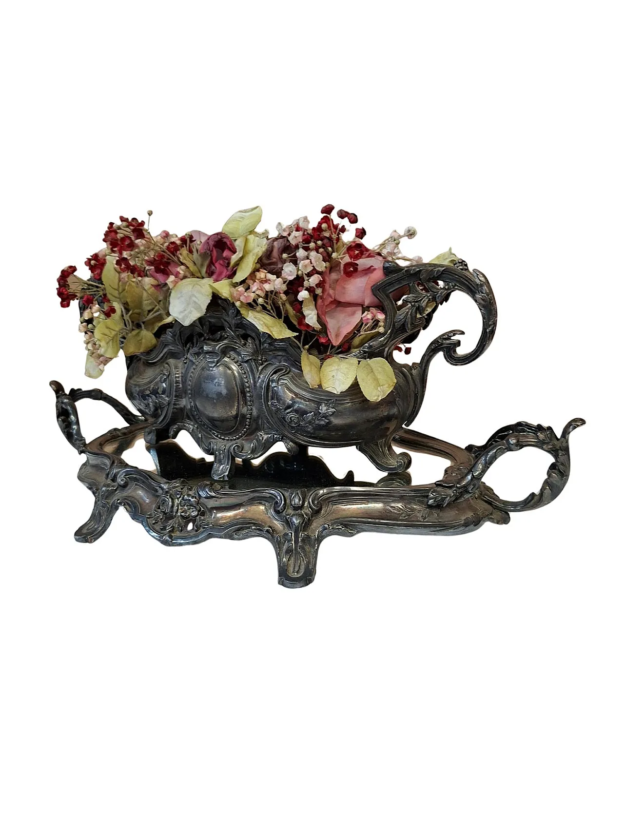 Centrotavola con specchiera Surtout de Table stile Luigi XV, '900 16