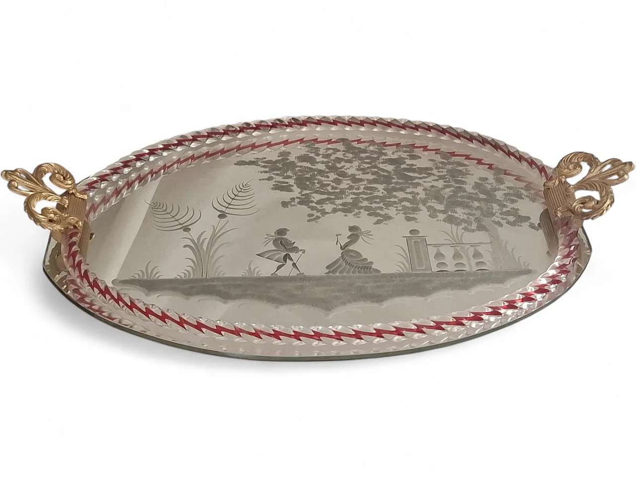 Murano crystal tray, 60s 5