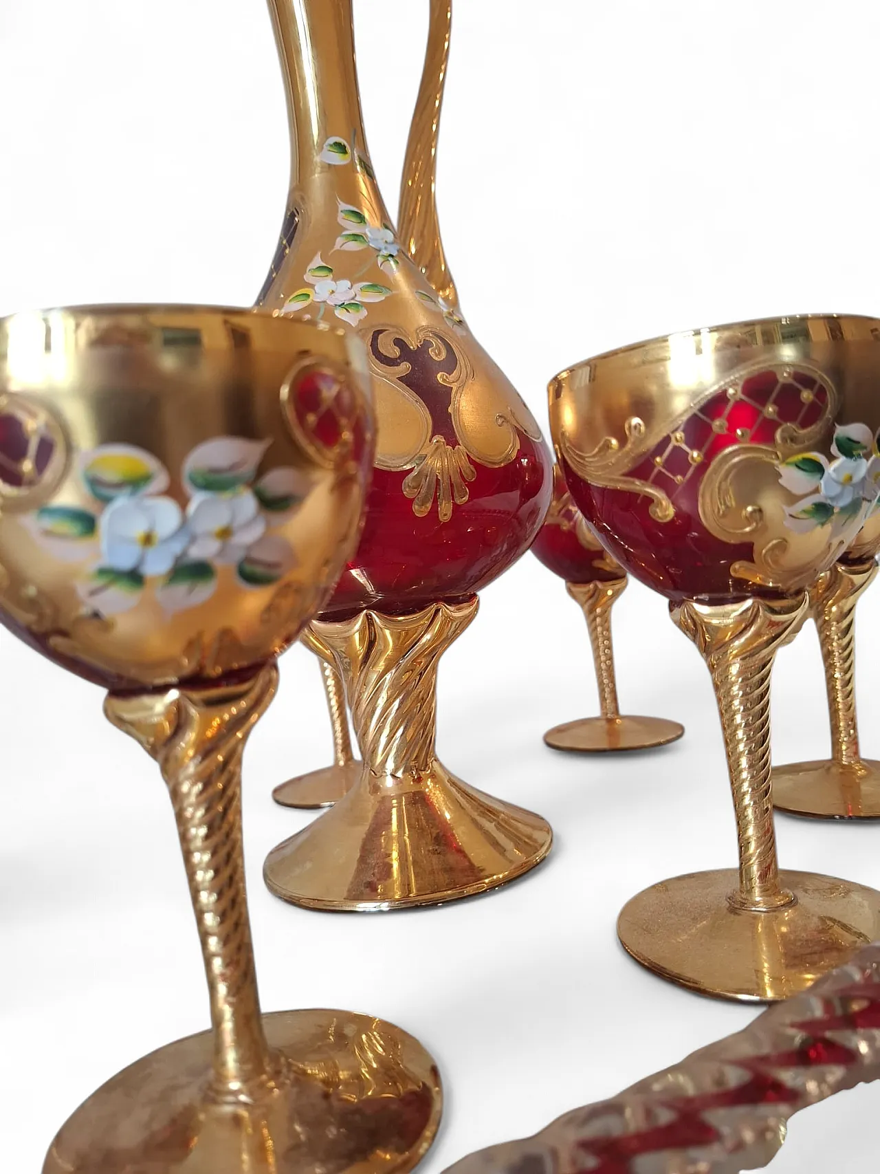 Murano liqueur set, 60s 6