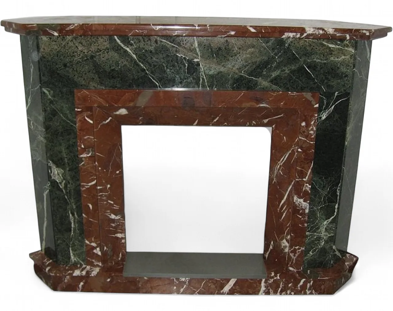 Camino in marmo ad angolo, anni '30 15