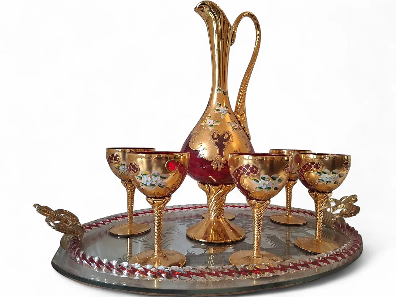 Murano liqueur set, 60s 7