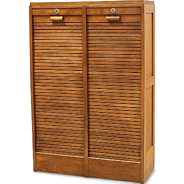 Archive filing cabinet with shutter, early 20th century