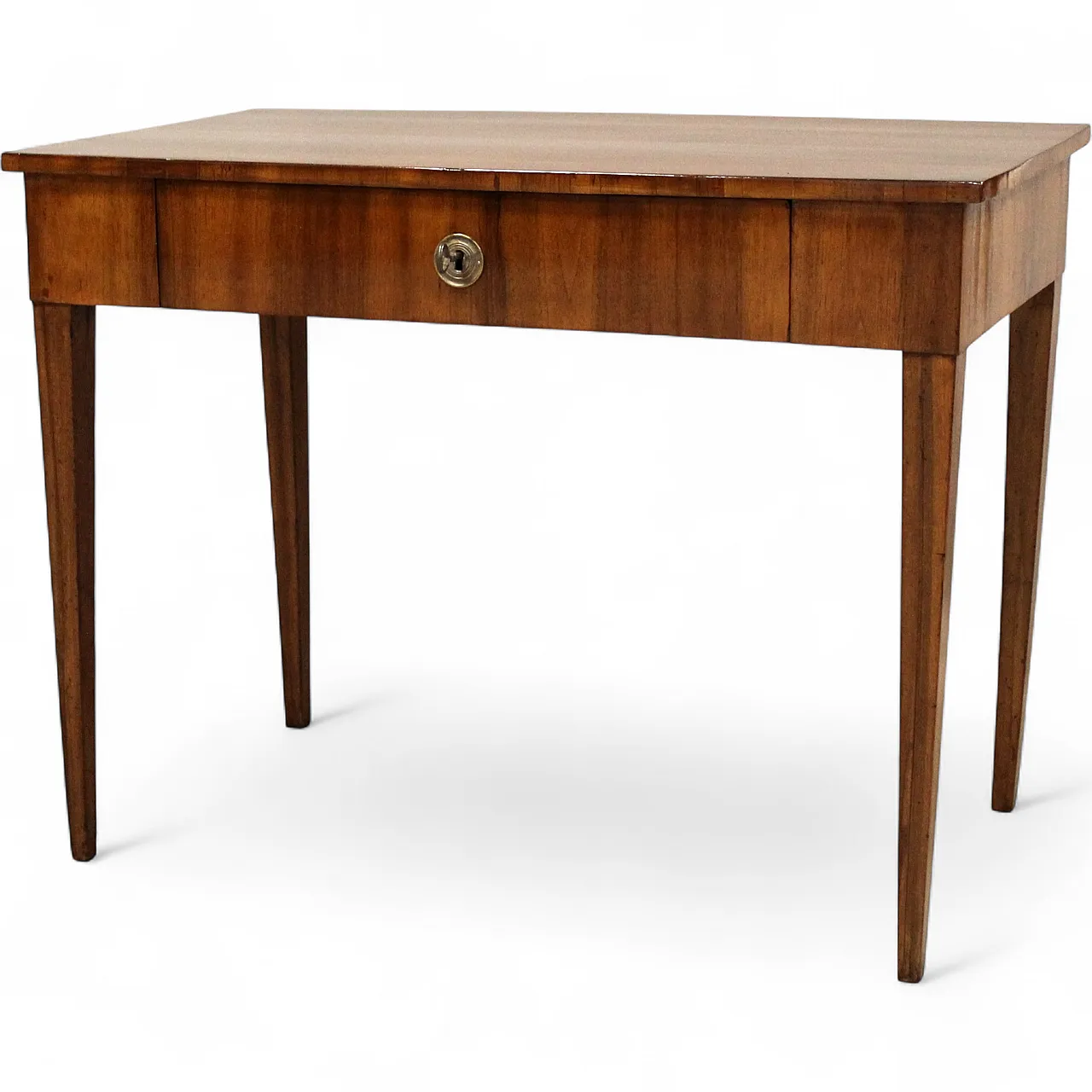 Direttorio console writing table in 19th century Italian walnut 13