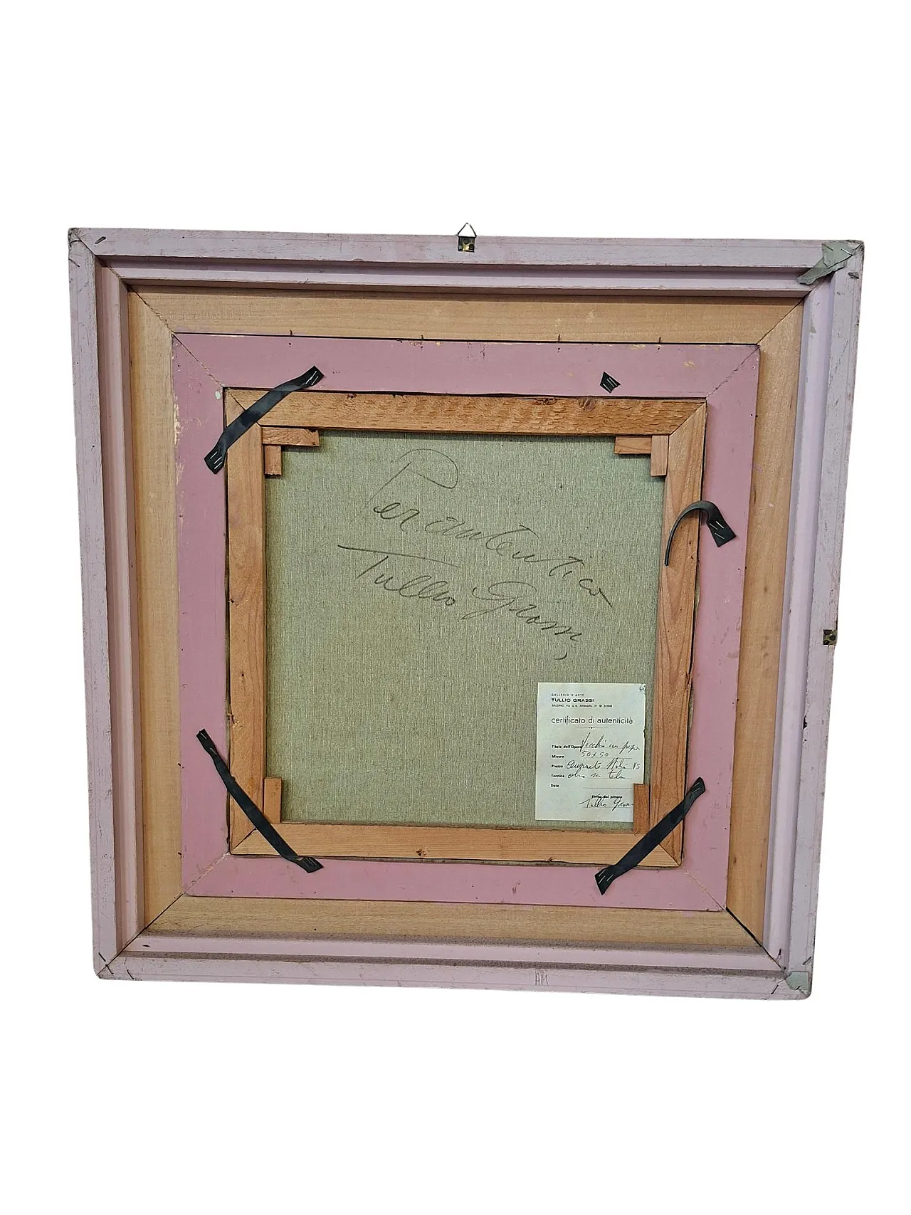 Old Man with a Pipe by Tullio Grassi, oil on canvas, 20th century 10