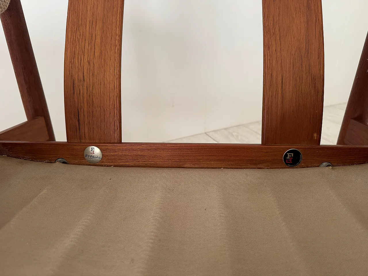 Pair of armchairs mod. 118 do Grete Jalk for France & Son, 1960s 11