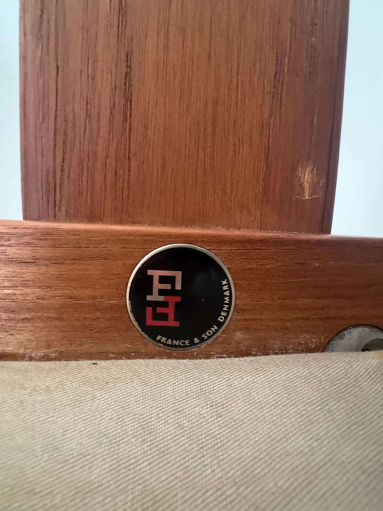 Pair of armchairs mod. 118 do Grete Jalk for France & Son, 1960s 12