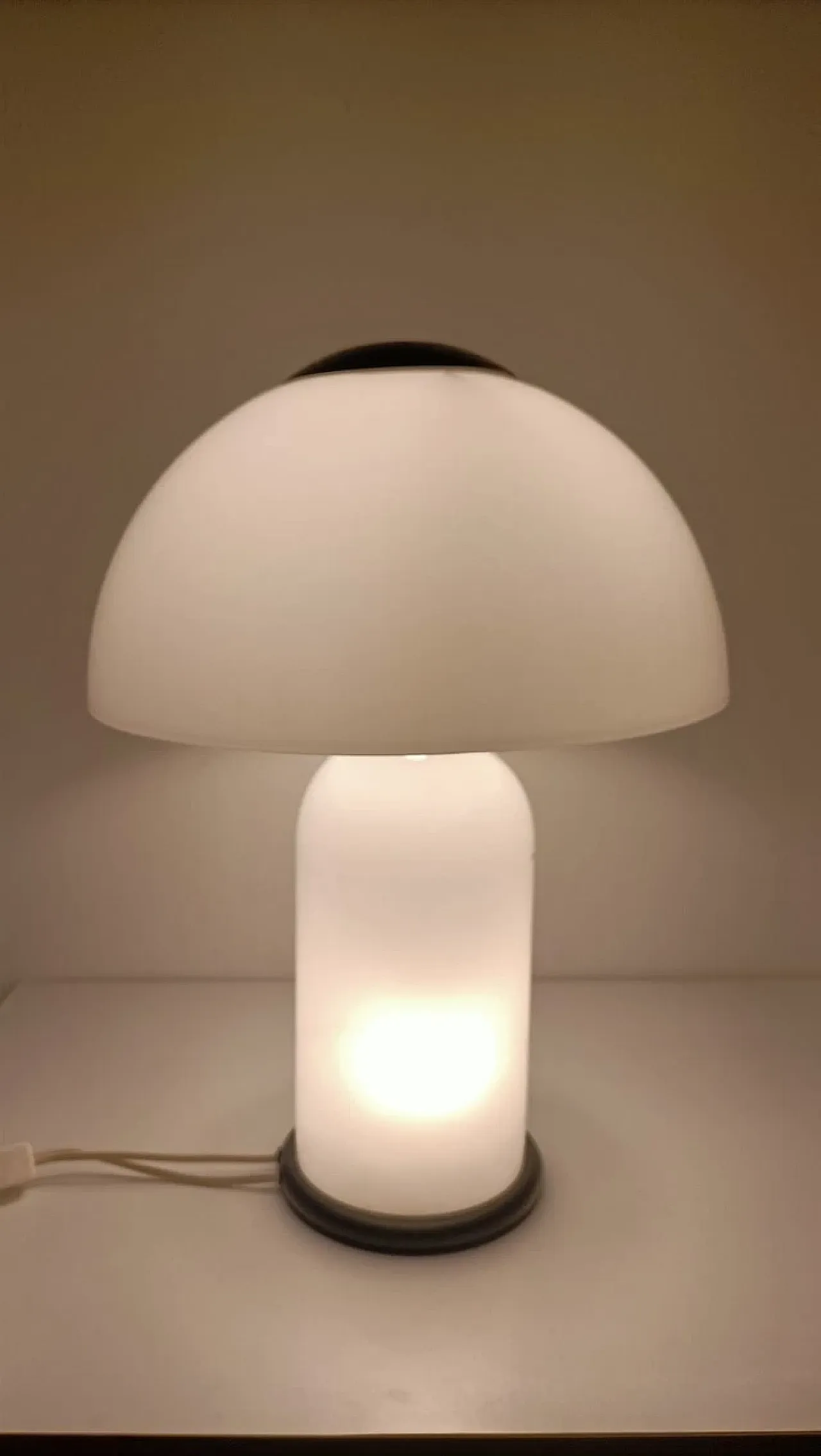Stelvia mushroom table lamp, late 20th century 3