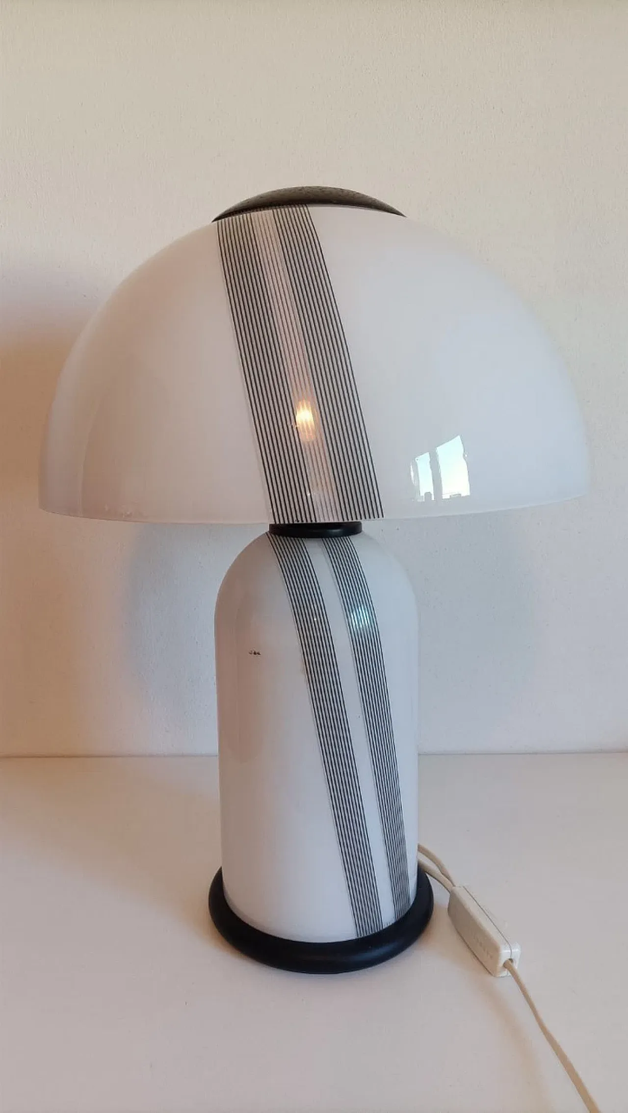 Stelvia mushroom table lamp, late 20th century 8