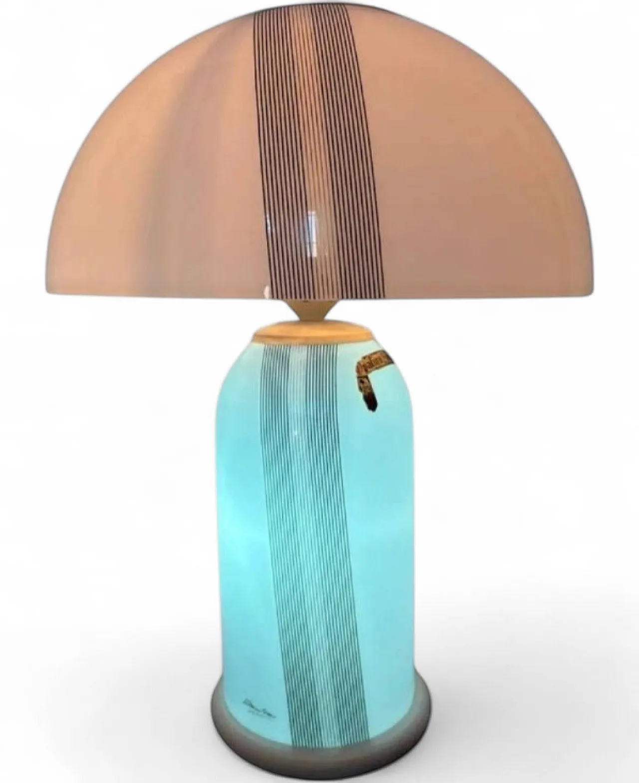 Stelvia mushroom table lamp, late 20th century 12