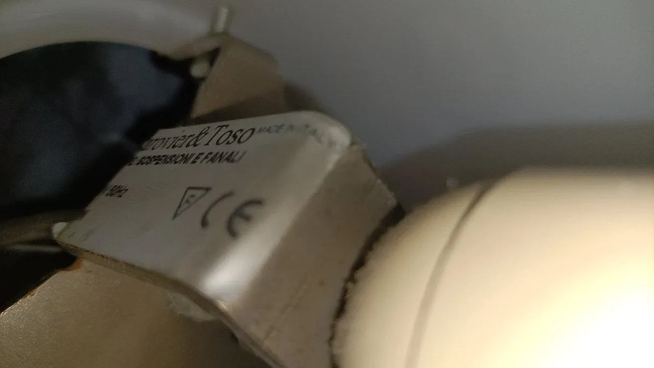 Barovier & Toso pendant lamp in Murano glass, 20th century 8