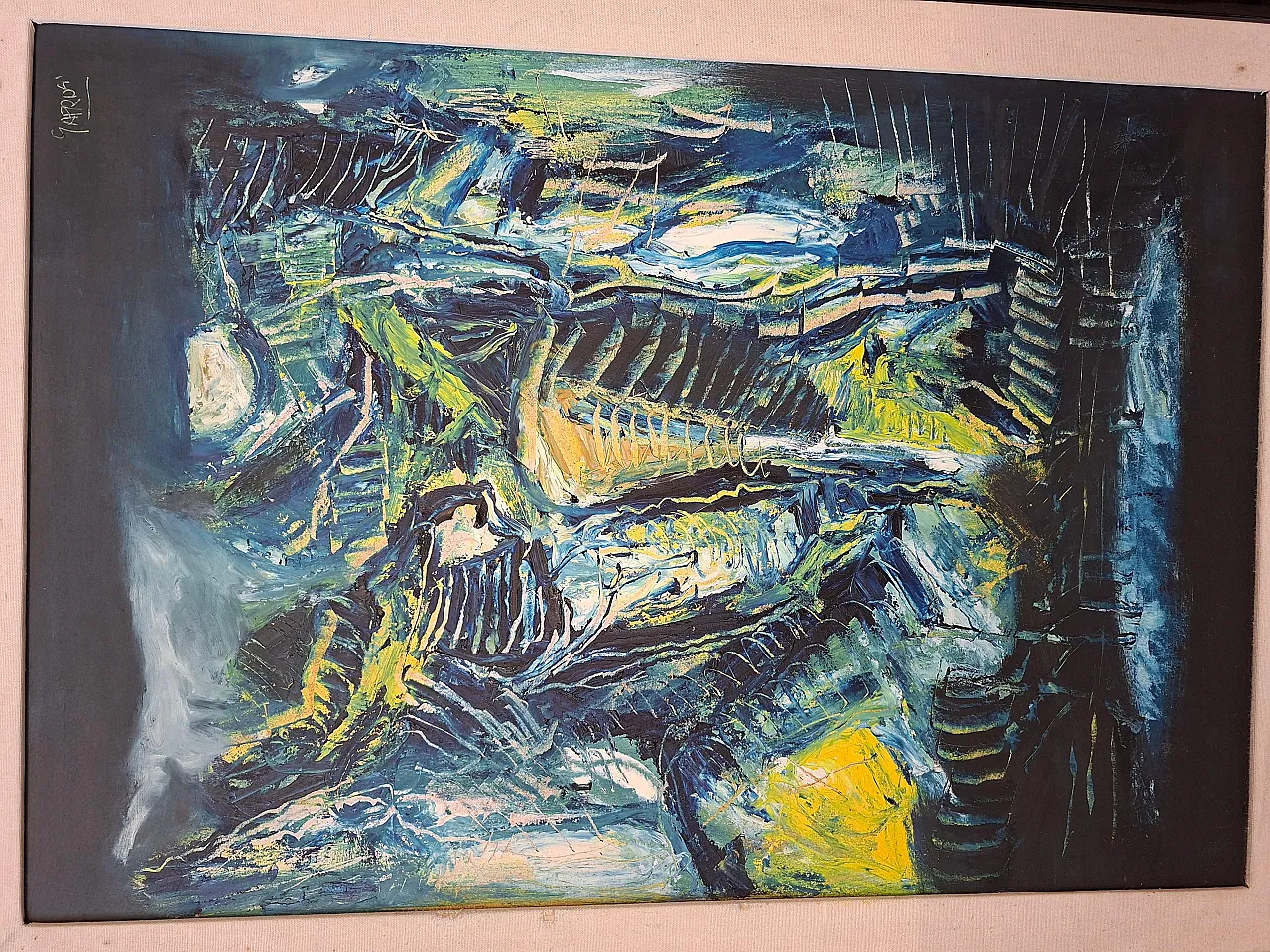 Abstract Informal Work by G. Aprosi, 1980s 2