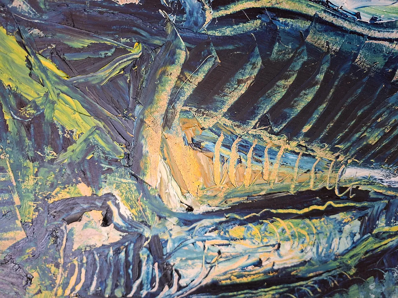 Abstract Informal Work by G. Aprosi, 1980s 5