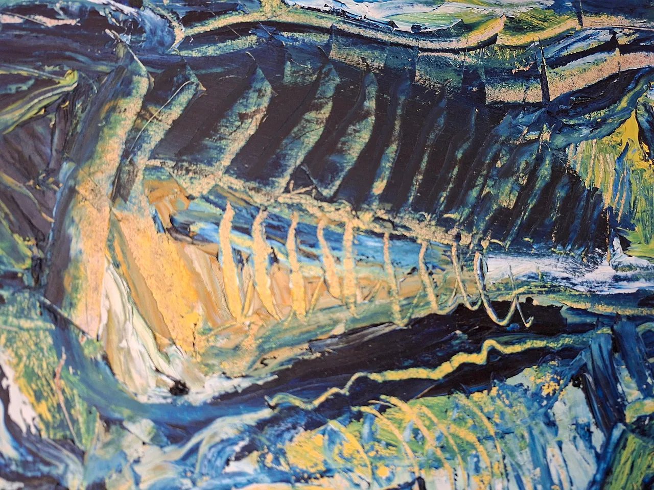 Abstract Informal Work by G. Aprosi, 1980s 6