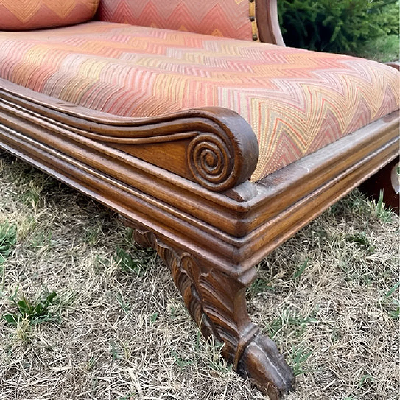 Walnut wood dormeuse, early 19th century 3