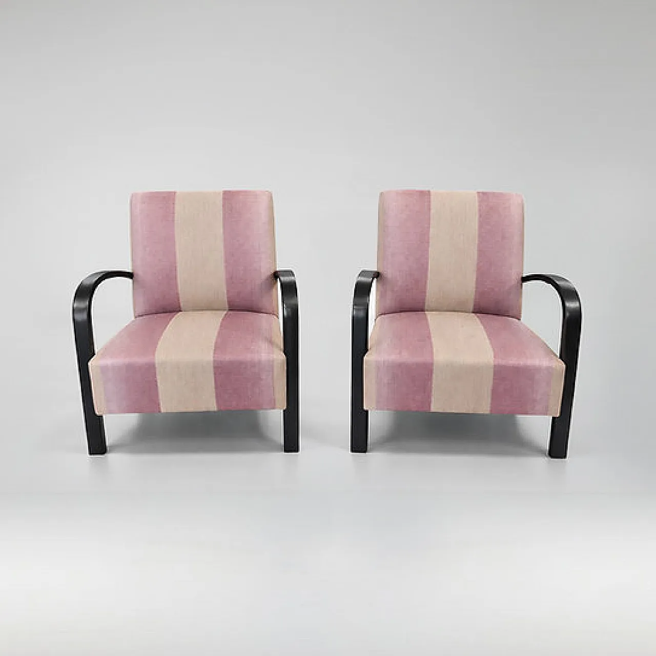 Pair of Art Deco armchairs, 1930s 1