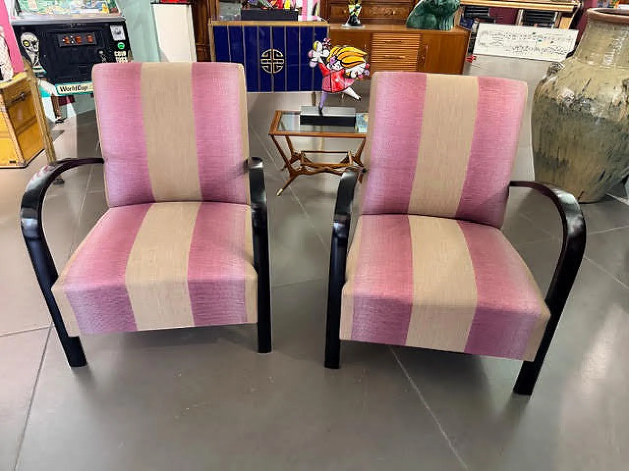 Pair of Art Deco armchairs, 1930s 5