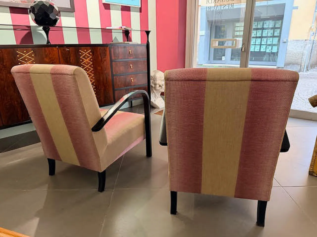 Pair of Art Deco armchairs, 1930s 6