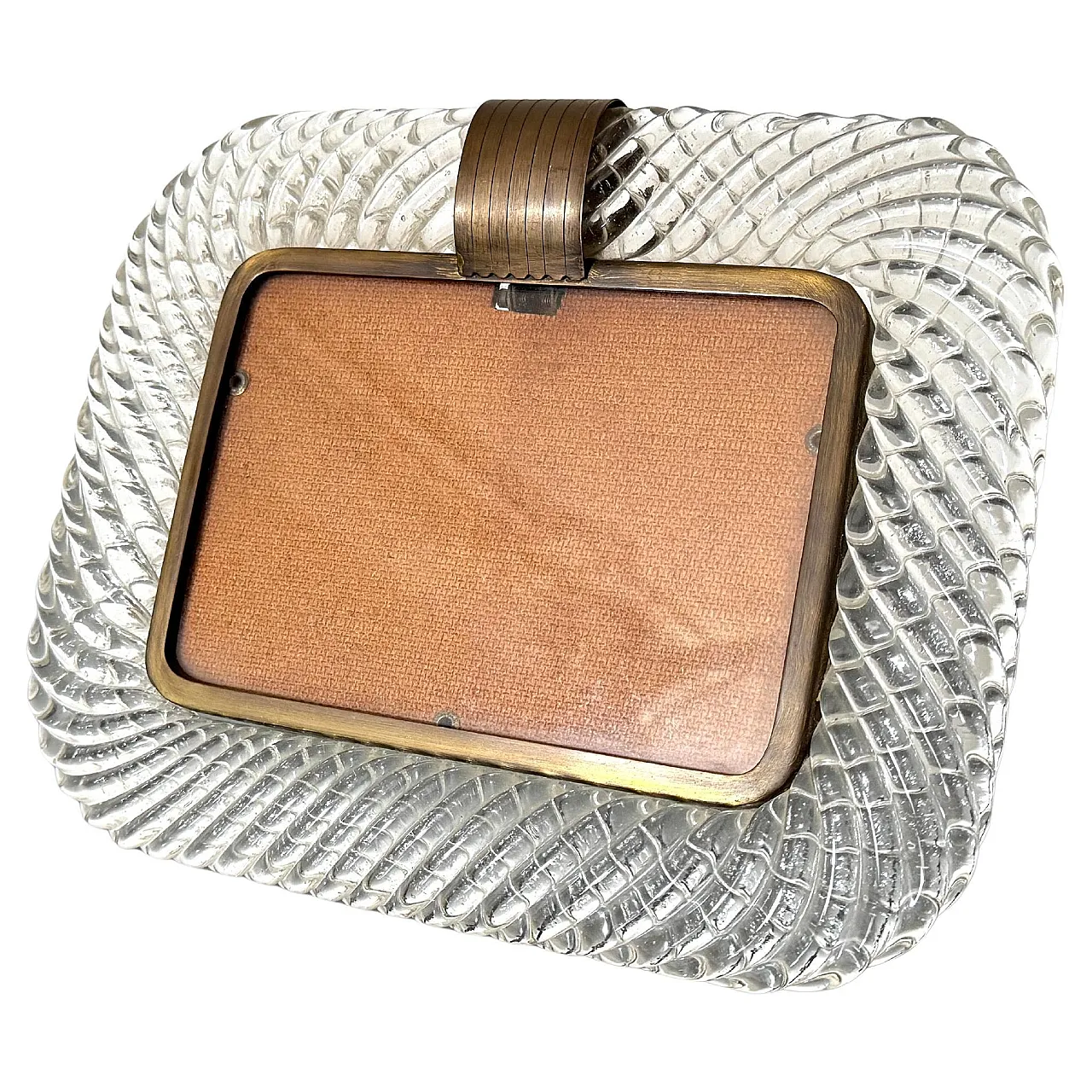 Photo frame by Barovier & Toso, 1940s 1