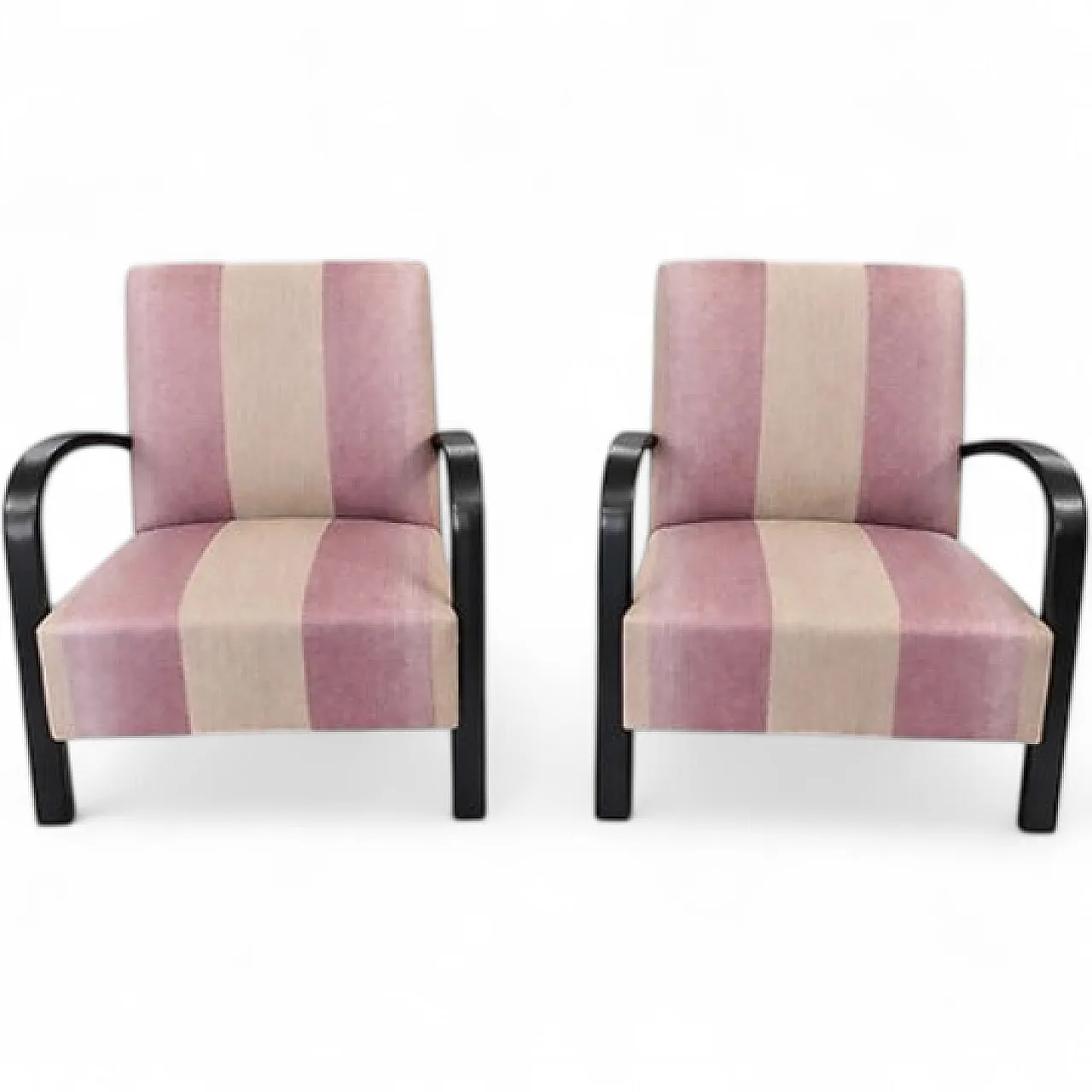 Pair of Art Deco armchairs, 1930s 8