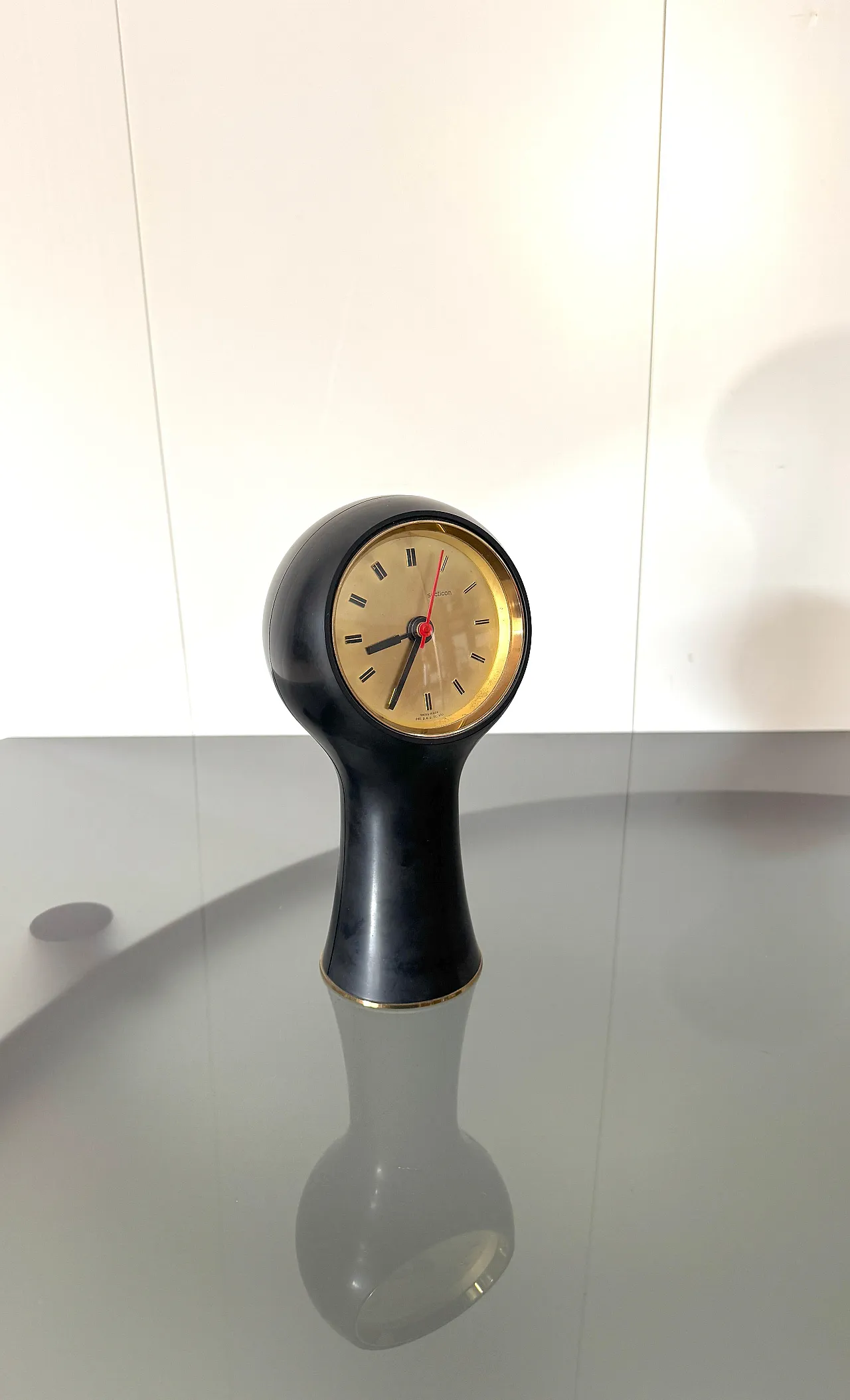 Sectic Clock by Angelo Mangiarotti and Bruno Morassutti, 1950s 2