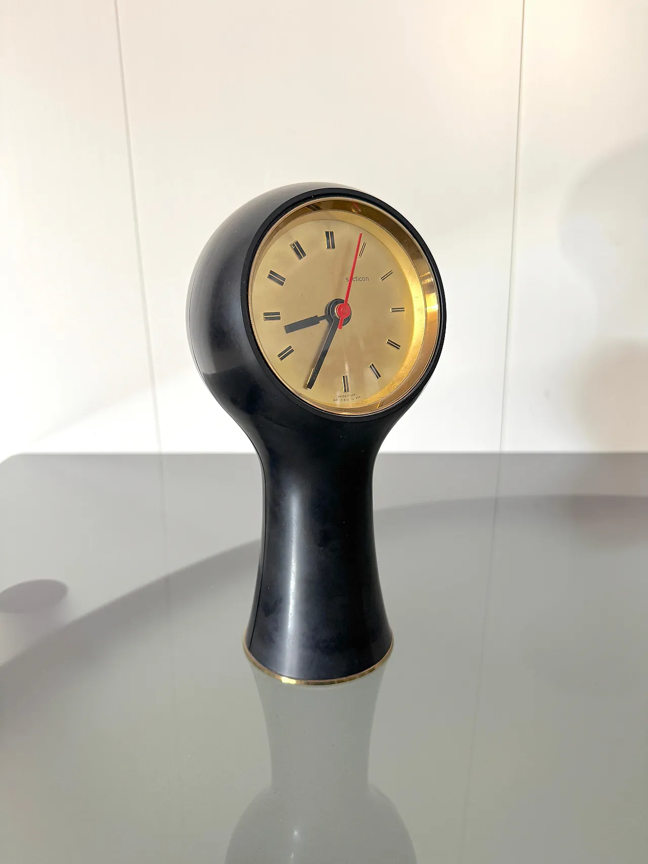 Sectic Clock by Angelo Mangiarotti and Bruno Morassutti, 1950s 3