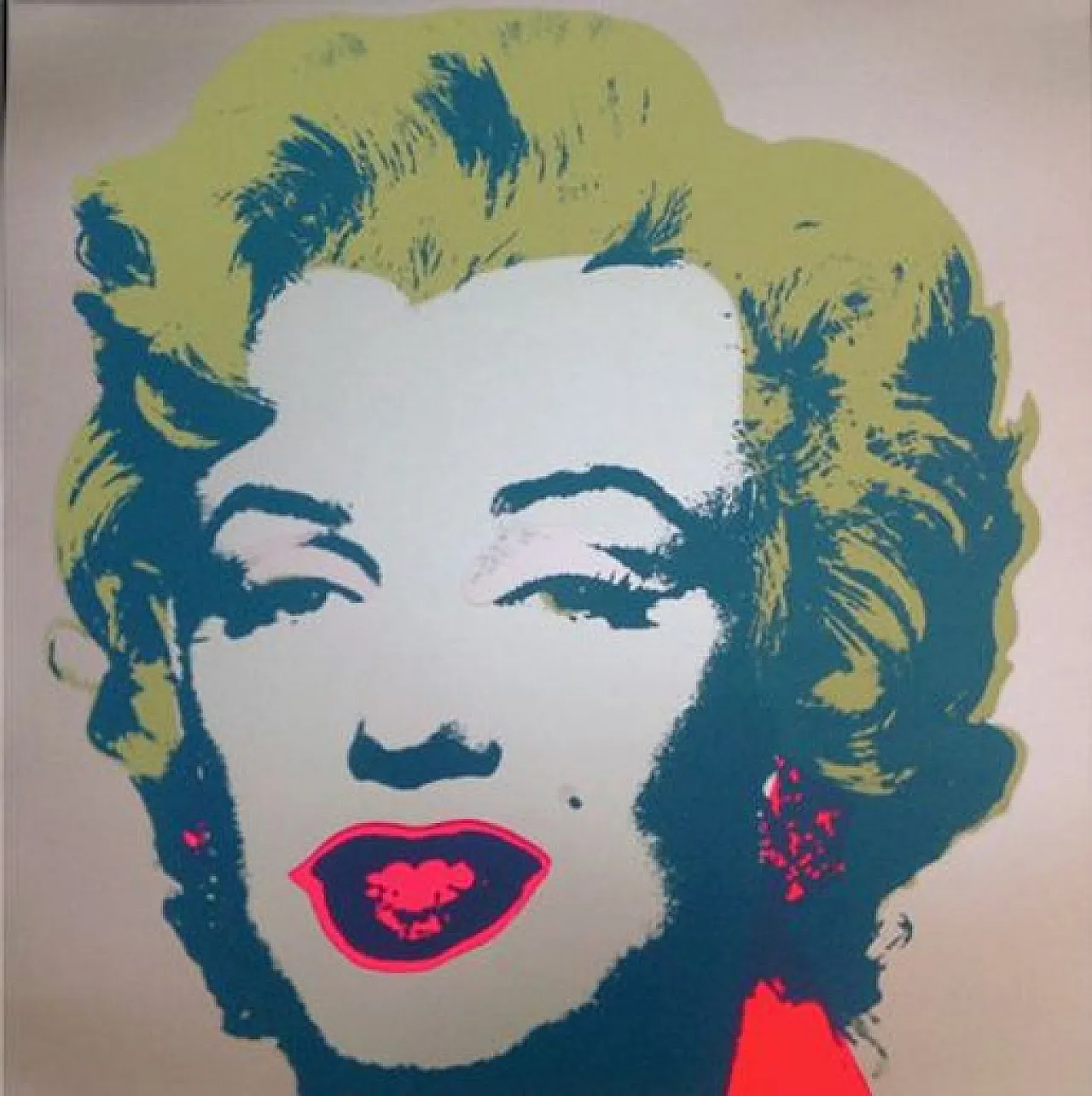 Marilyn Monroe, silkscreen on thick paper, 20th century 1