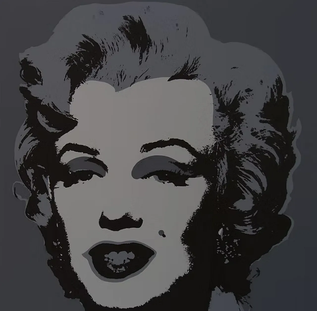 Marilyn Monroe, silkscreen on thick paper, 20th century 1