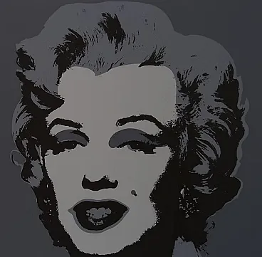 Marilyn Monroe, silkscreen on thick paper, 20th century