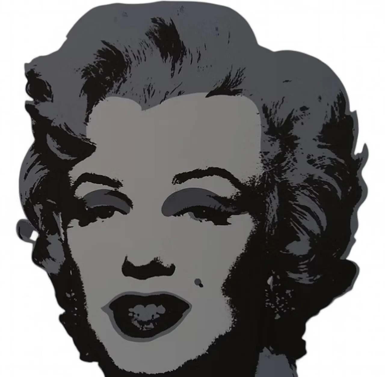 Marilyn Monroe, silkscreen on thick paper, 20th century 2