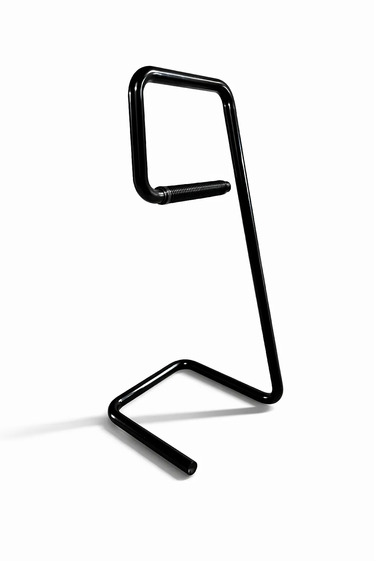 Black metal valet stand, 1980s 3