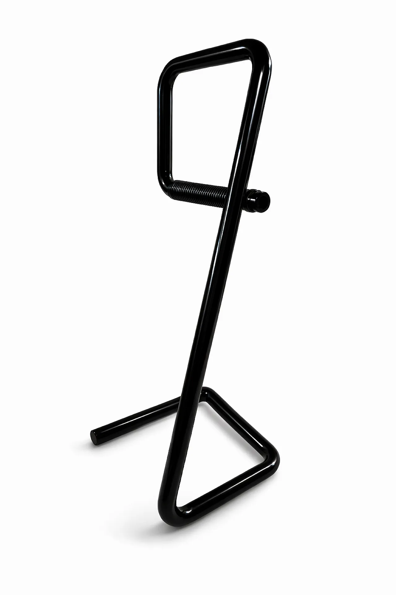 Black metal valet stand, 1980s 5