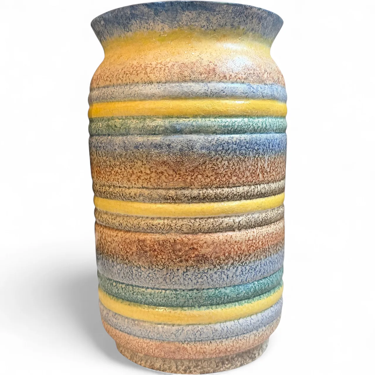 Art Deco futurist ceramic vase by Ceramiche of Albisola, 1930s 13